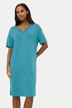 Top Pigiama Donna Triumph Climate Control - Scollo Tondo In Viscosa Elastica, Morbido E Traspirante