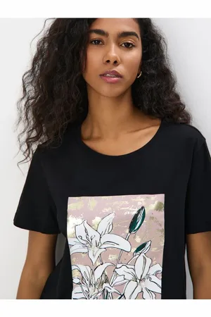 Mohito T-shirt in cotone con stampanero