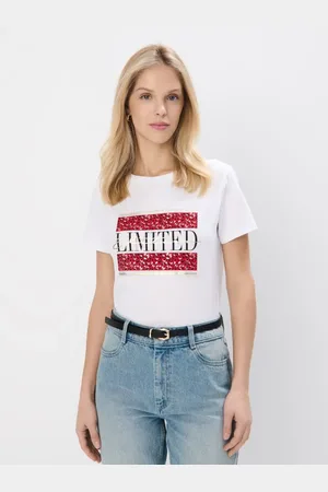 Mohito T-shirt in cotone con stampabianco