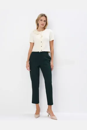 Mohito Pantaloni a sigarettaverde petrolio