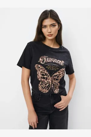 Mohito T-shirt in cotone con stampanero