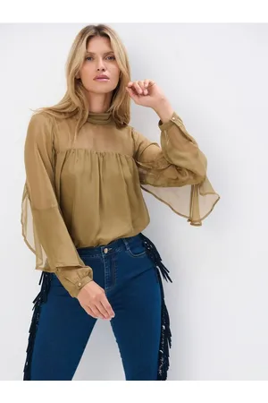 Mohito Blusa a balzeverde oliva