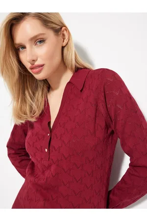 Mohito Maglione con scollo a Vmaroon