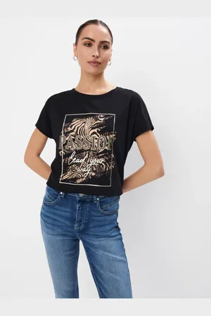 Mohito T-shirt in cotone con stampanero