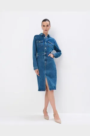 Mohito Abito midi in jeansblu