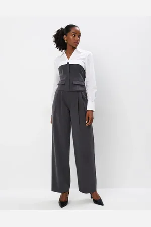 Mohito Pantaloni eleganti con cinturagrigio scuro