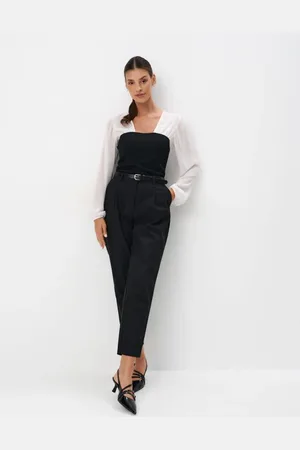 Mohito Pantaloni eleganti con cinturaverde polveroso