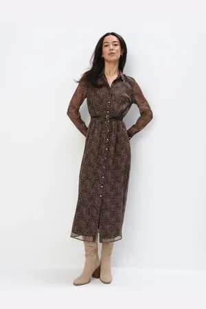 Mohito Abito chemisier midibeige