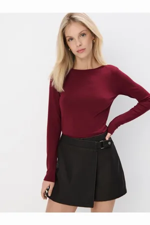 Mohito Long sleeve blousemaroon