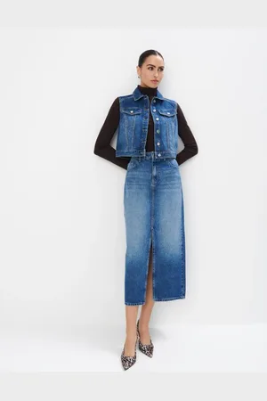 Mohito Gonna midi in denimblu