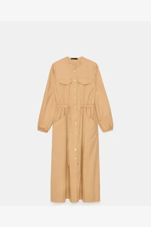 Mohito Abito midi chemisier in cotonebeige
