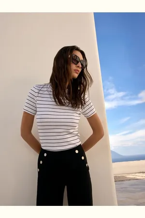 Mohito T-shirt a righebianco