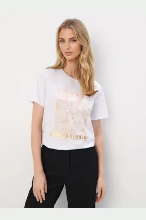 Mohito T-shirt in cotone con stampanude