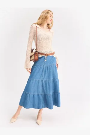 Mohito Gonna midi in denimblu