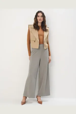 Mohito Pantaloni a gamba largagrigio scuro