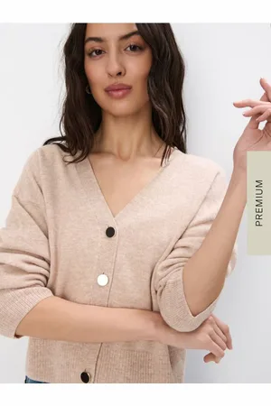 Mohito Cardigan con bottoni decorativipanna