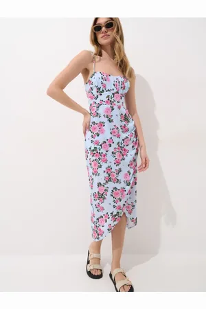 Mohito Abito midi con spallinemulticolor