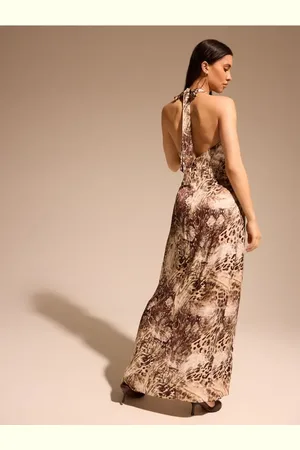 Mohito Maxi abito con stampa animalierbeige