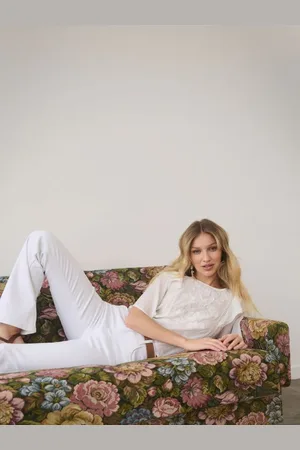 Mohito Jeans svasati in denim biancobianco