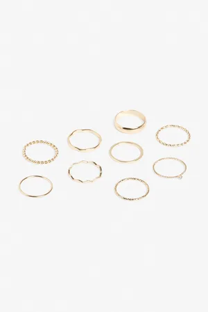 Monki 8-pack rings