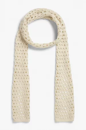 Monki Donna Sciarpe - Crochet style retro scarf