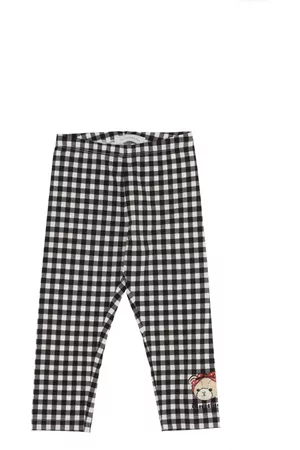MONNALISA Bambina Leggings & Treggings - Leggings jersey ricamo orsetto