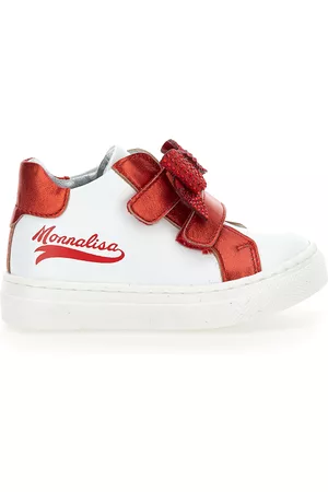 MONNALISA Sneakers nappa bicolor con fiocco