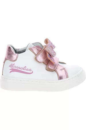 MONNALISA Sneakers nappa bicolor con fiocco