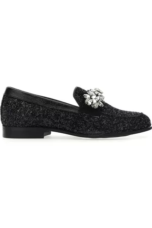 MONNALISA Mocassini glitter con castoni