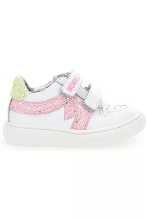 MONNALISA Sneakers pelle e glitter