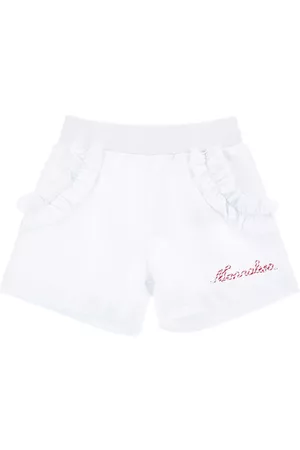MONNALISA Bambina Pantaloncini - Shorts felpa con rouches