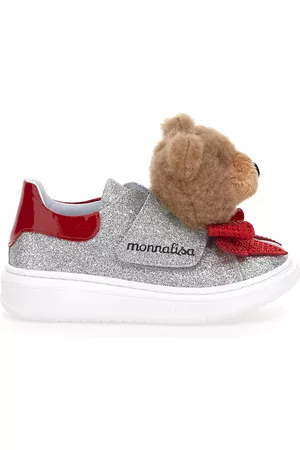 MONNALISA Sneakers glitter fine teddy fiocco