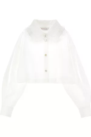 MONNALISA Bambina Camicie in velluto - Camicia cropped colletto velluto