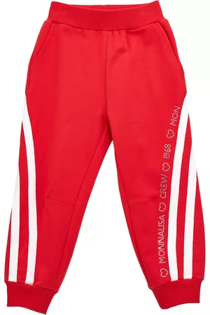 MONNALISA Bambina Pantaloni stretch - Pantaloni jogger felpa stretch