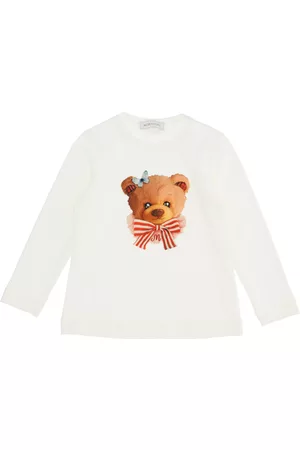 MONNALISA Bambina T-shirt - T-shirt jersey stampa teddy