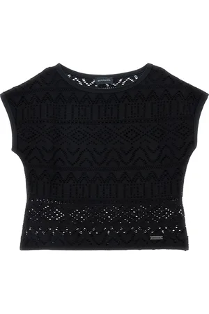 MONNALISA Top jersey traforato