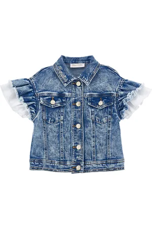 MONNALISA Gilet denim stretch