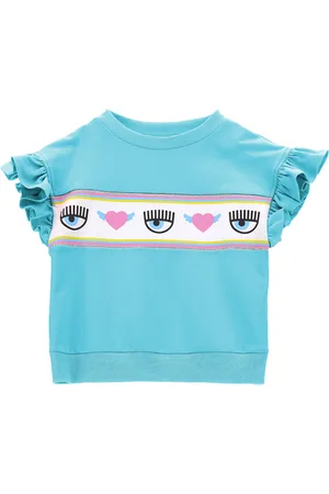 Chiara Ferragni Felpa CFMaxilogomania con rouche