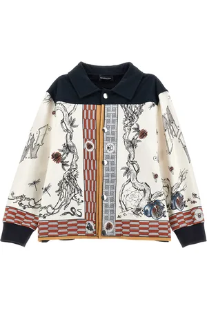 MONNALISA Camicia felpa stampa foulard