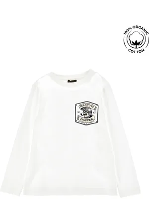 MONNALISA T-shirt cotone cotone organico dapper
