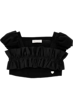 MONNALISA Top cropped jersey
