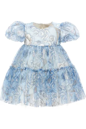 MONNALISA Abito tulle ramage