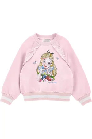 MONNALISA Felpa chiusa Alice strass