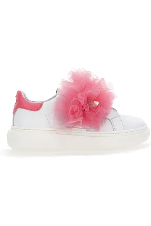 MONNALISA Sneakers nappa e tulle