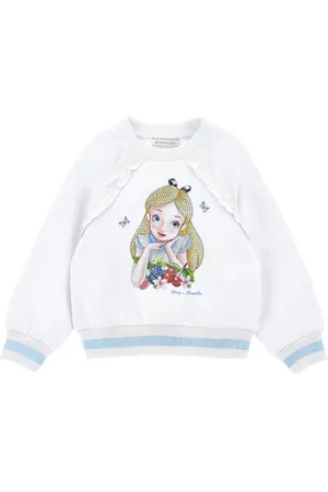MONNALISA Felpa chiusa Alice strass