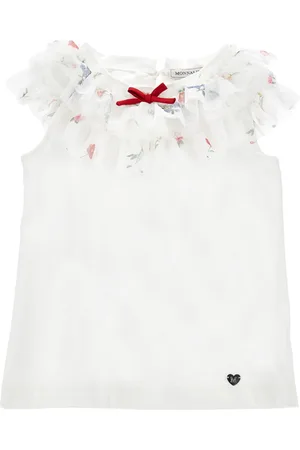 MONNALISA T-shirt con rouches
