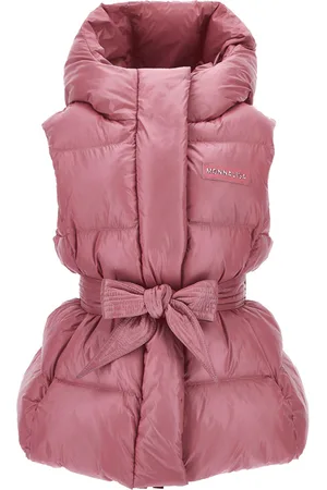 MONNALISA Gilet imbottito con cintura a nastro
