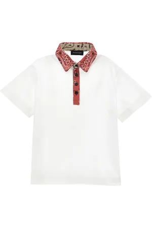 MONNALISA T-shirt piquet paisley
