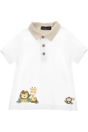 MONNALISA Polo piquet con animaletti