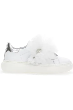 MONNALISA Sneakers nappa e tulle